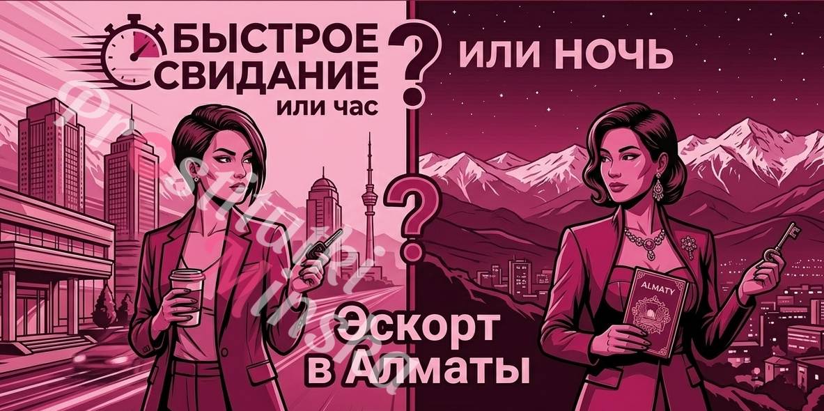 Эскорт в Алматы: Быстрое свидание  или ночь — как не облажаться с выбором?